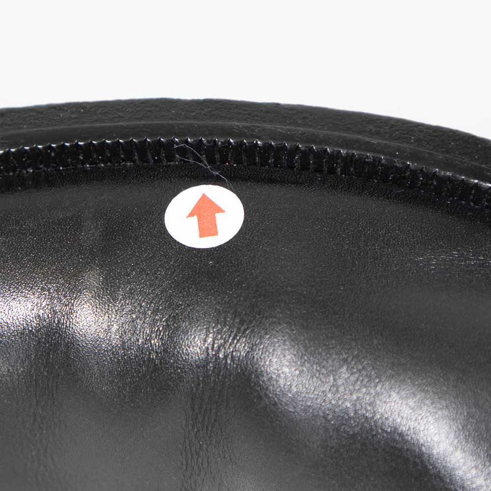 Louis Vuitton Black Leather Riding Boots