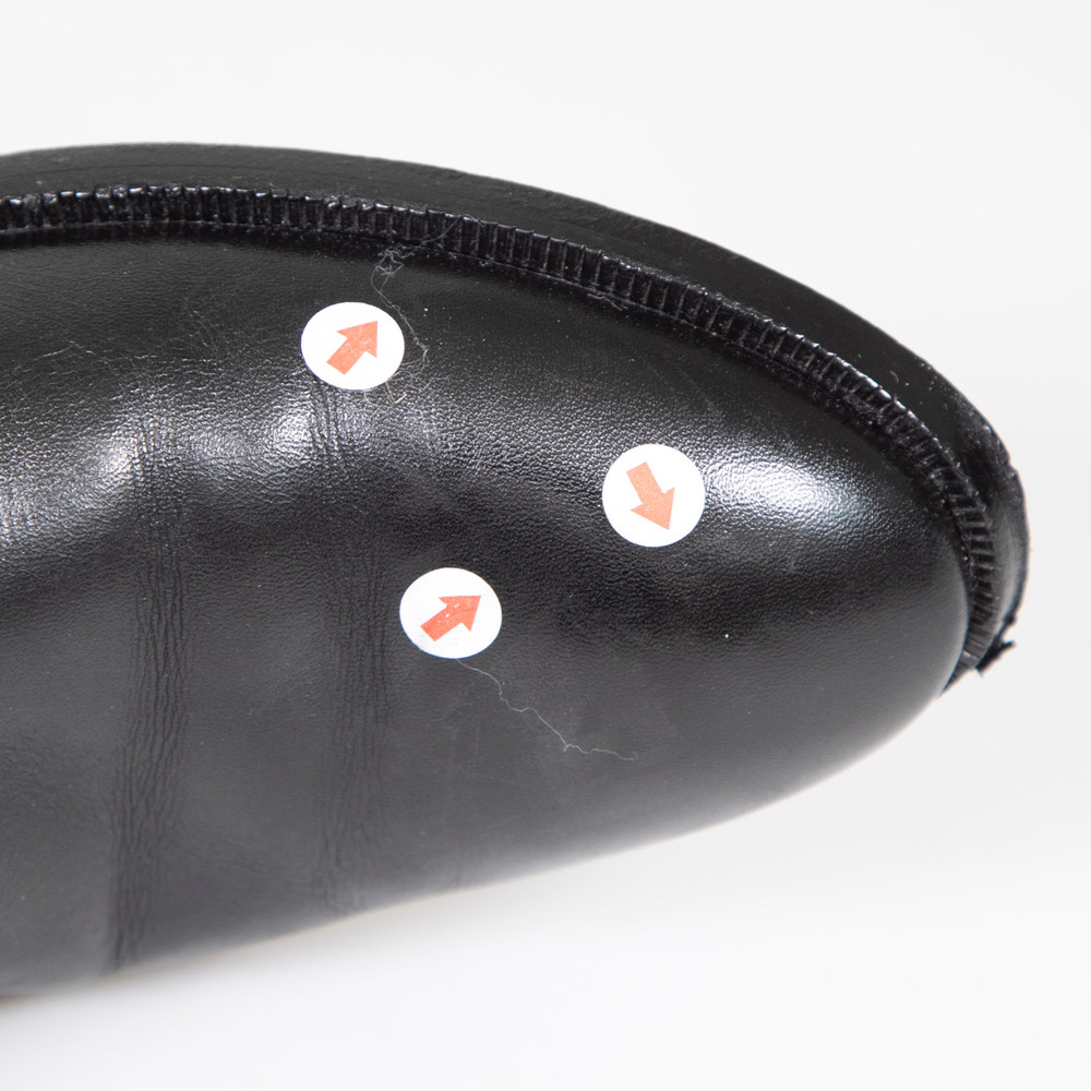 Louis Vuitton Black Leather Riding Boots