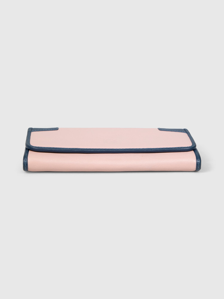Loewe Pink Leather Monogram Wallet