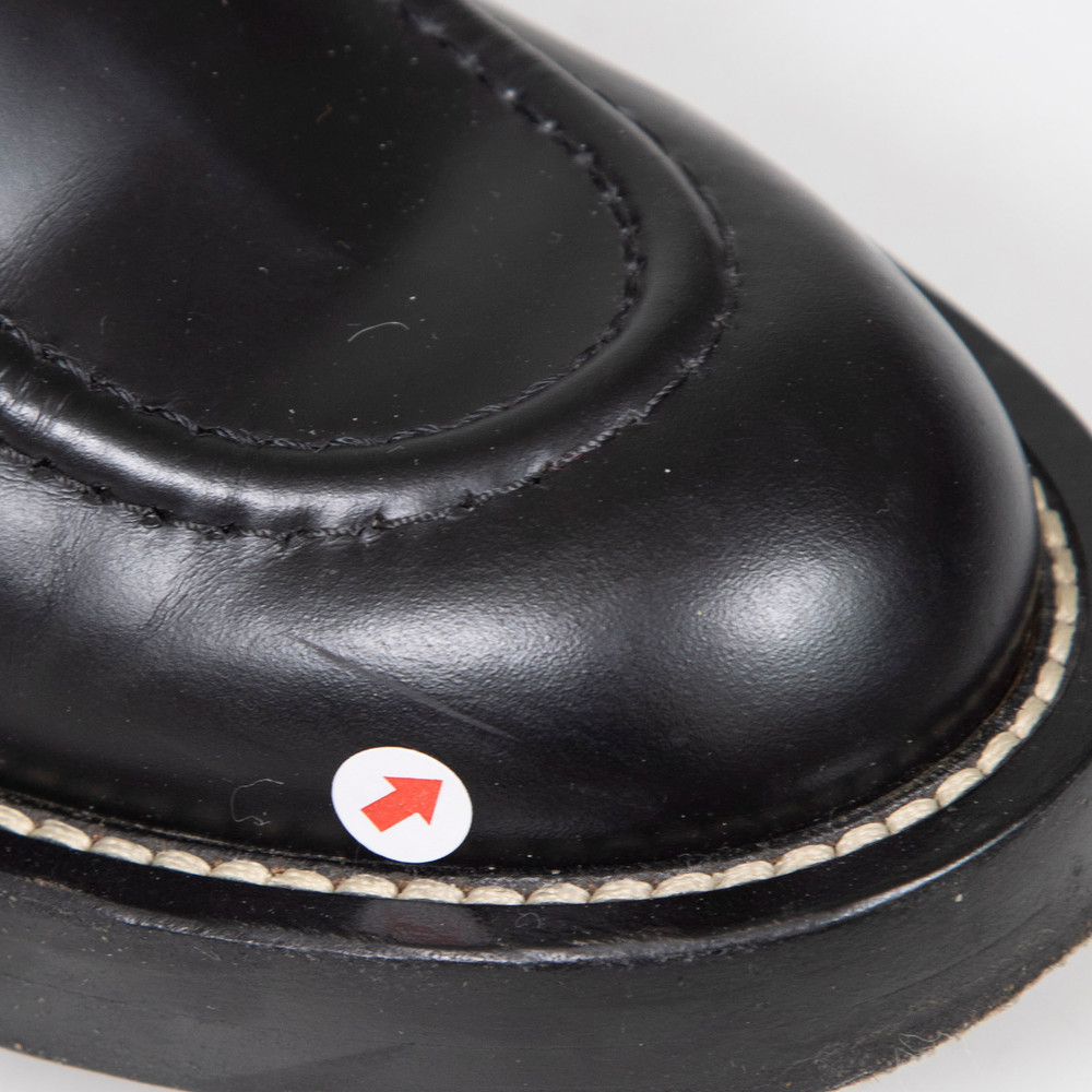 Balenciaga Black Leather Ceinture Boots