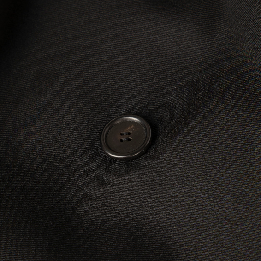 Marni Black Front Drape Midi Skirt