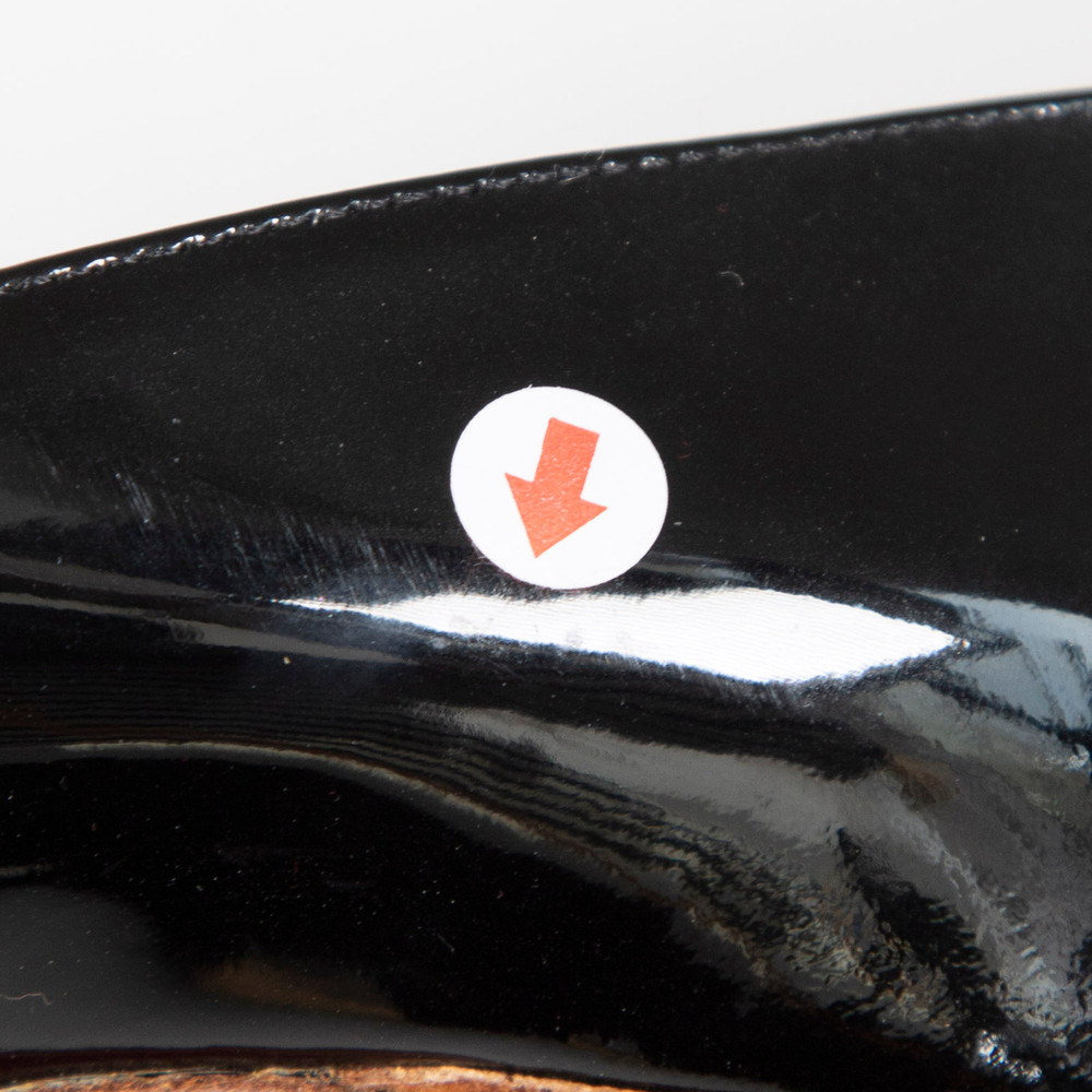 Christian Louboutin Black Patent Leather Pumps