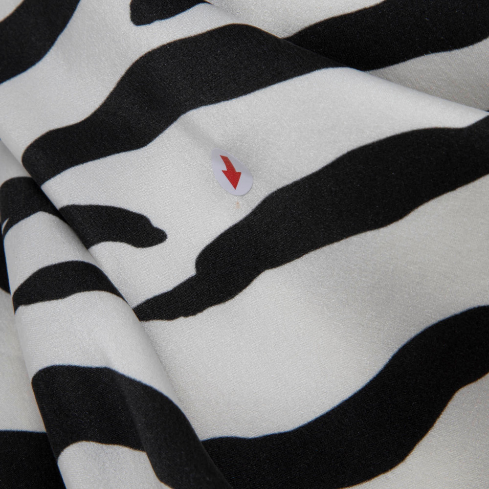 Christopher Esber Zebra Print Silk Dress
