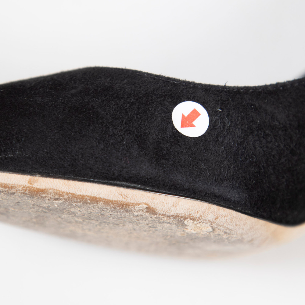 Dior Black Suede Point Toe Pumps