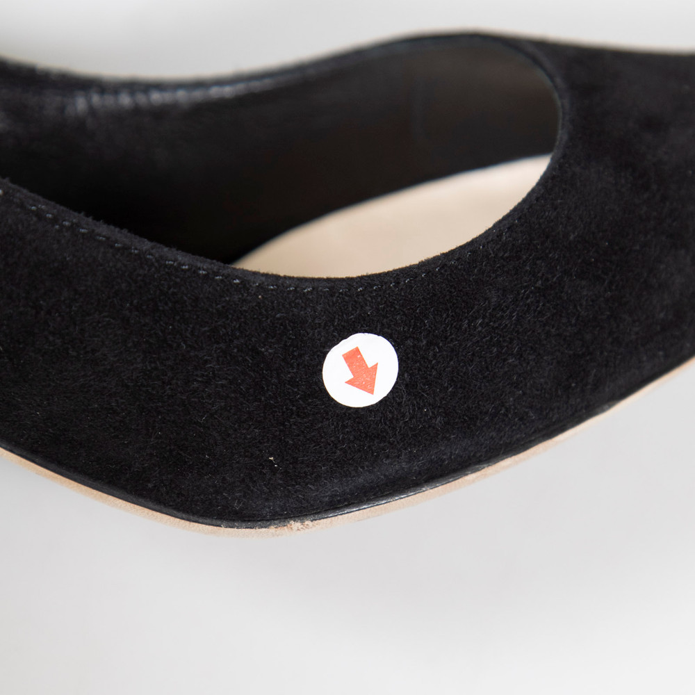 Dior Black Suede Point Toe Pumps