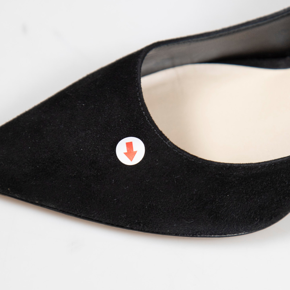 Dior Black Pointed Suede Heels
