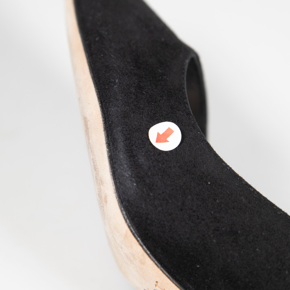 Dior Black Pointed Suede Heels
