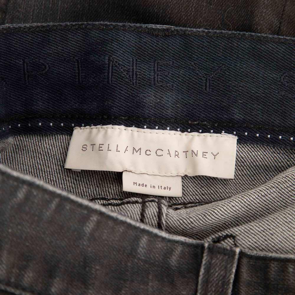 Stella McCartney Grey Denim Star Print Jeans