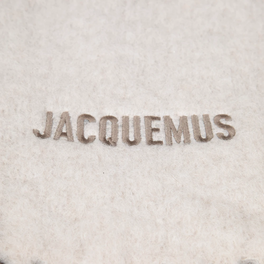 Jacquemus Brown & Beige Alpaca Ombré Scarf