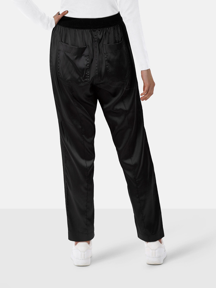 Tom Ford Black Logo Waistband Trousers