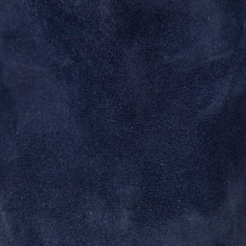 Sergio Rossi Navy Suede High Heeled Boots