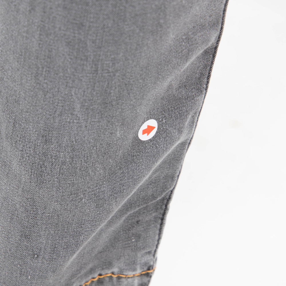 Burberry Grey Lightweight Denim Belted Jeans