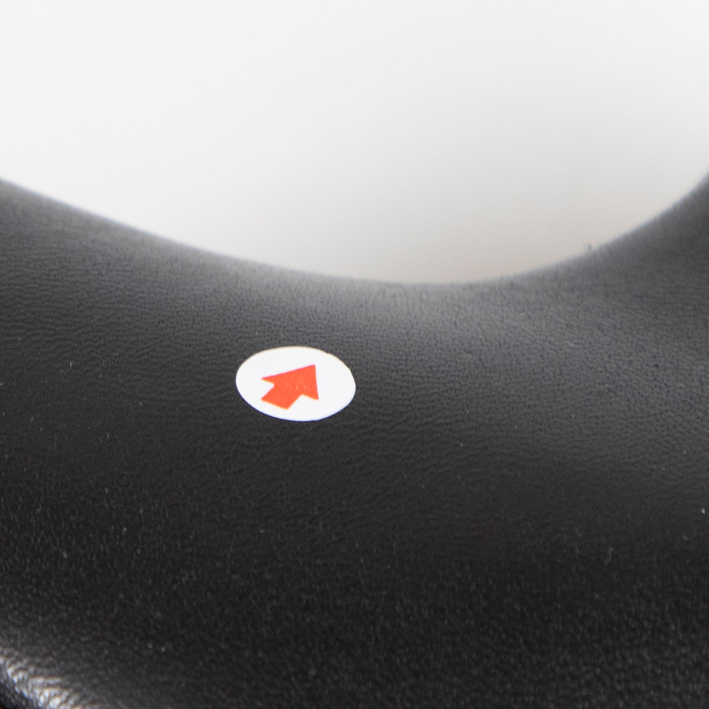 Manolo Blahnik Black Leather Pearl Heels