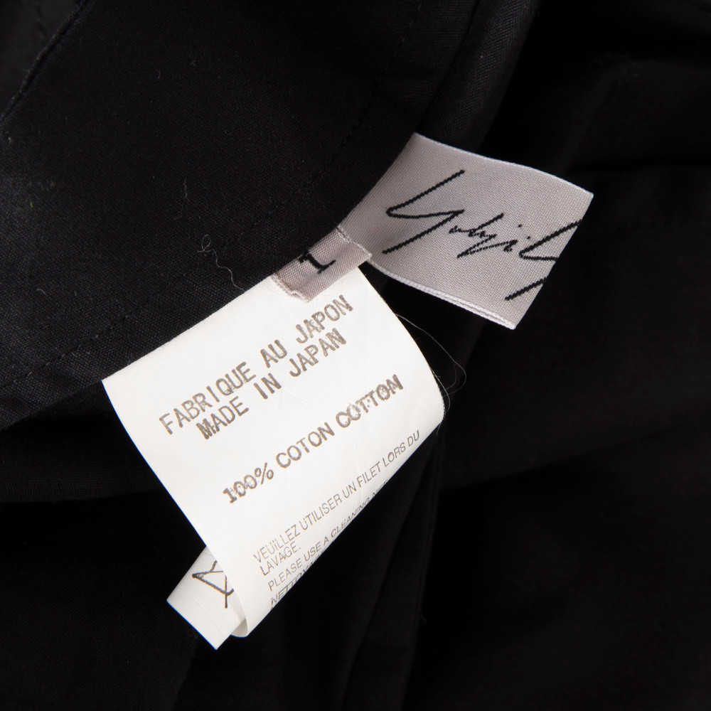 Yohji Yamamoto Black Halterneck Backless Top