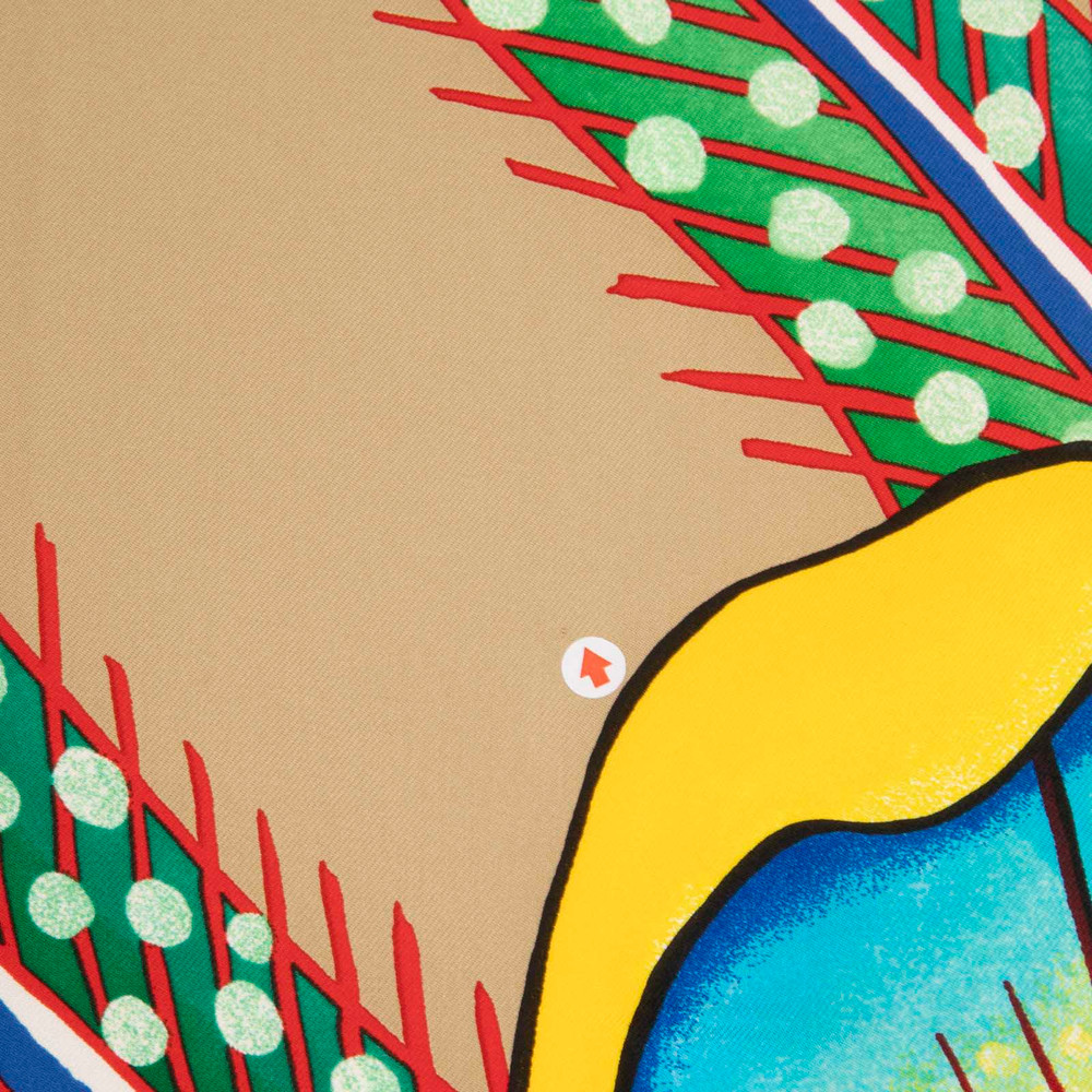 Hermès Baobab Cat Silk Scarf