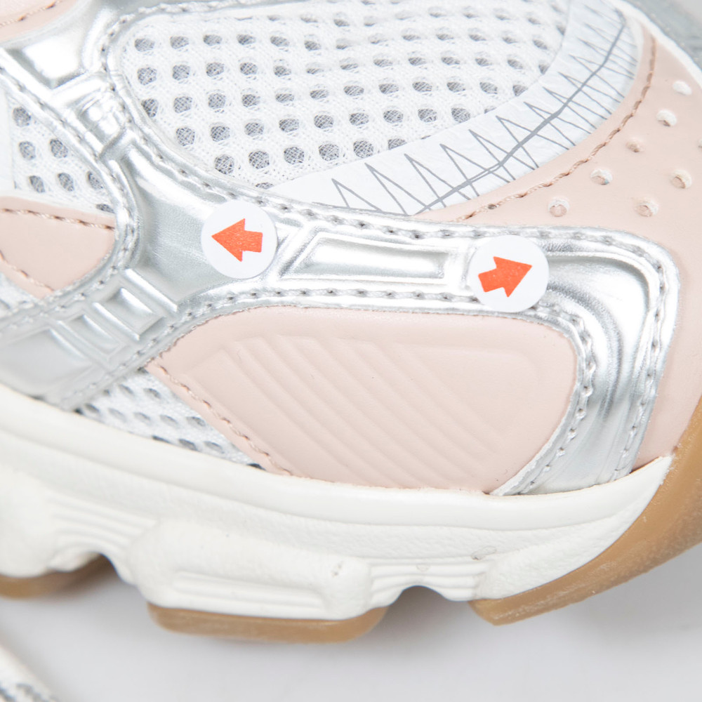 Dior Nude & Silver Tone Chrono Trainers
