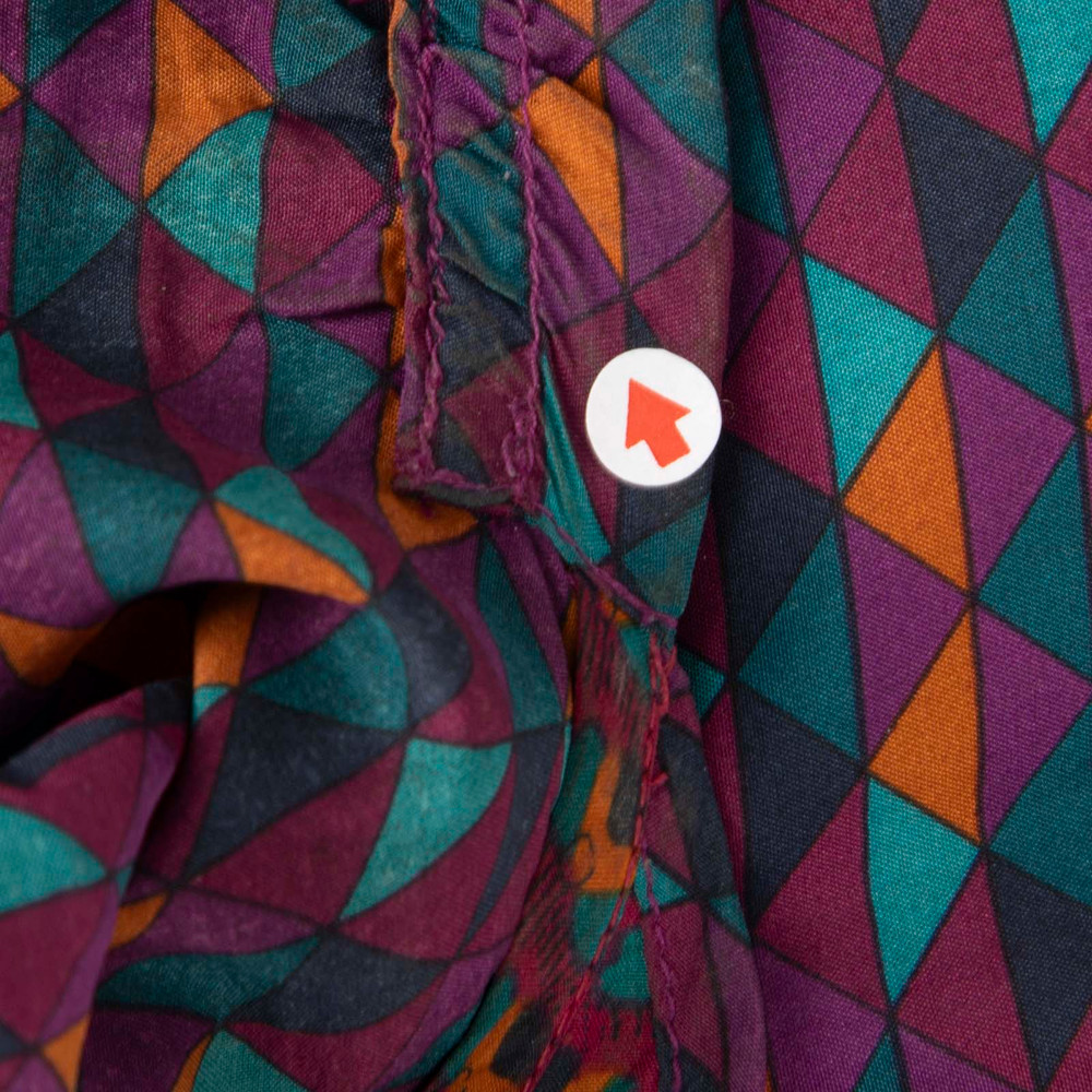 Marc Jacobs Marc By Marc Jacobs Printed Silk Ruffled Trim Dress