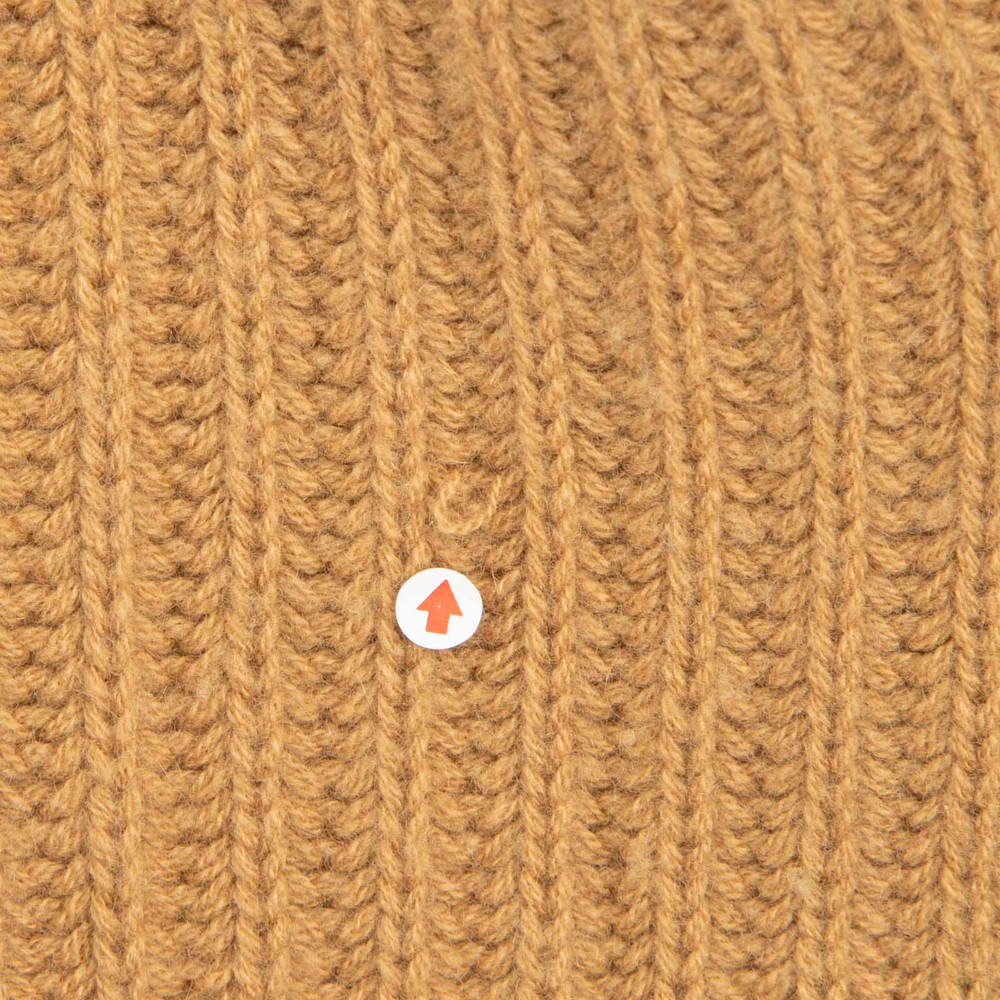 Madeleine Thompson Brown Knitted Poncho