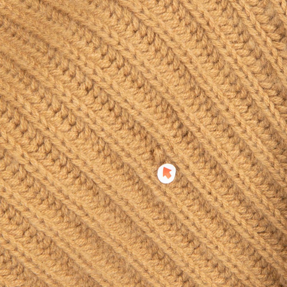 Madeleine Thompson Brown Knitted Poncho