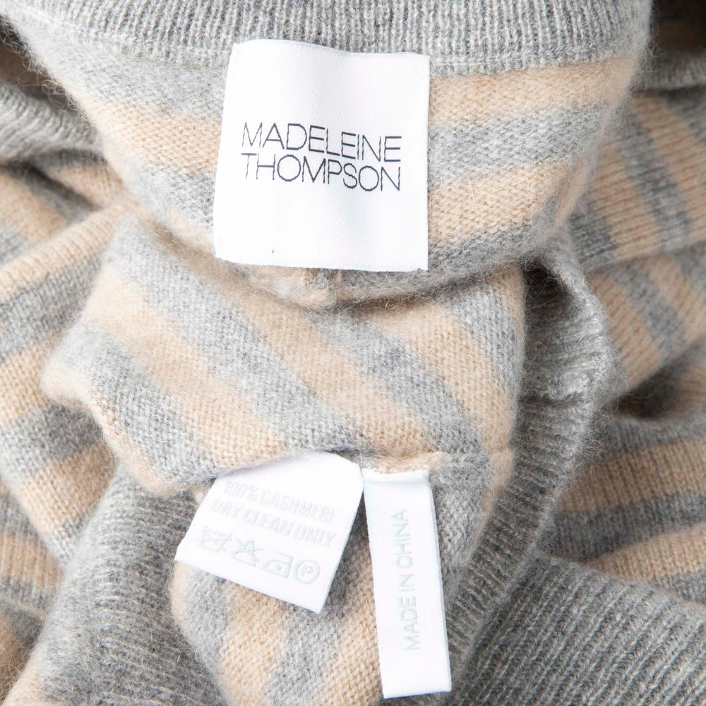Madeleine Thompson Cashmere Striped Jumper