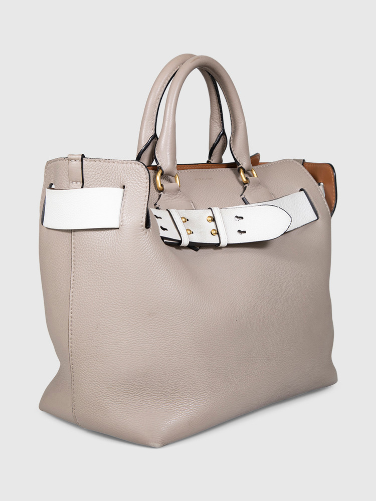 Burberry Grey Leather The Belt Bag