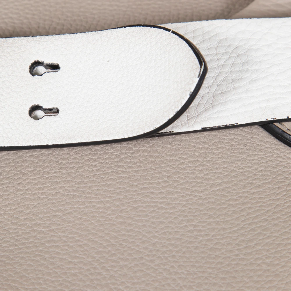 Burberry Grey Leather The Belt Bag