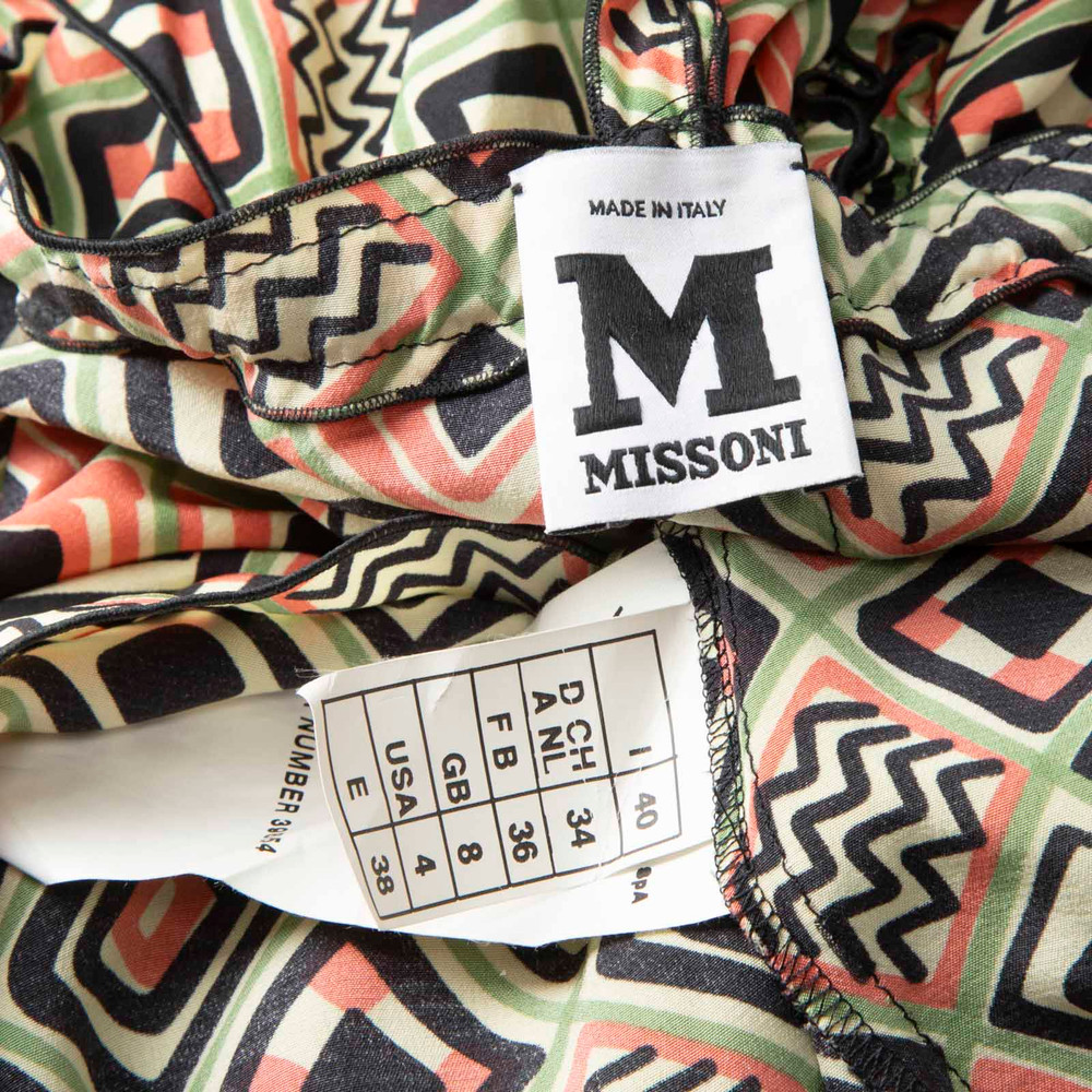 Missoni Abstract Patterned Floral Detail Dress