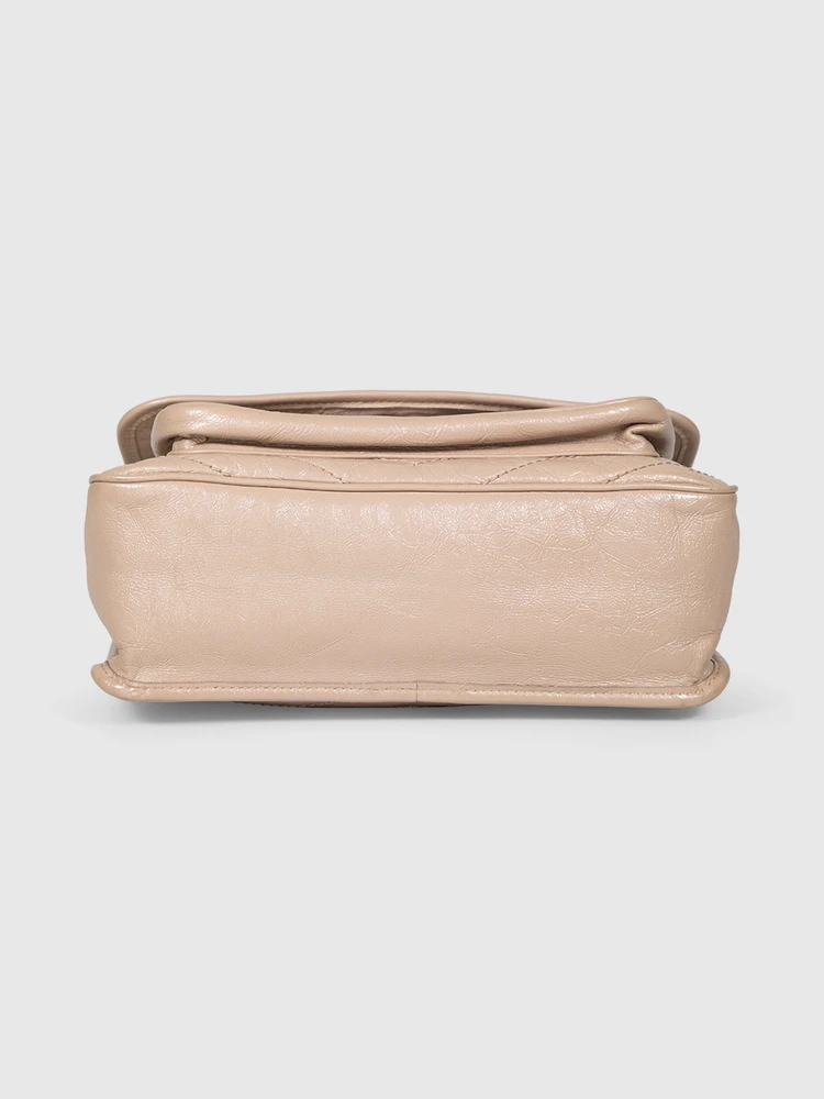 Saint Laurent Beige Leather Niki Medium Bag