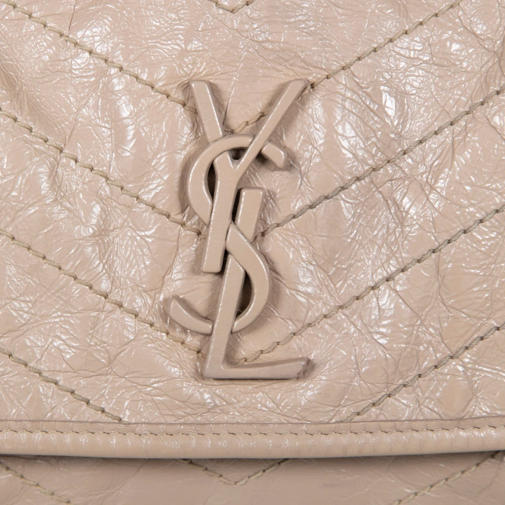 Saint Laurent Beige Leather Niki Medium Bag