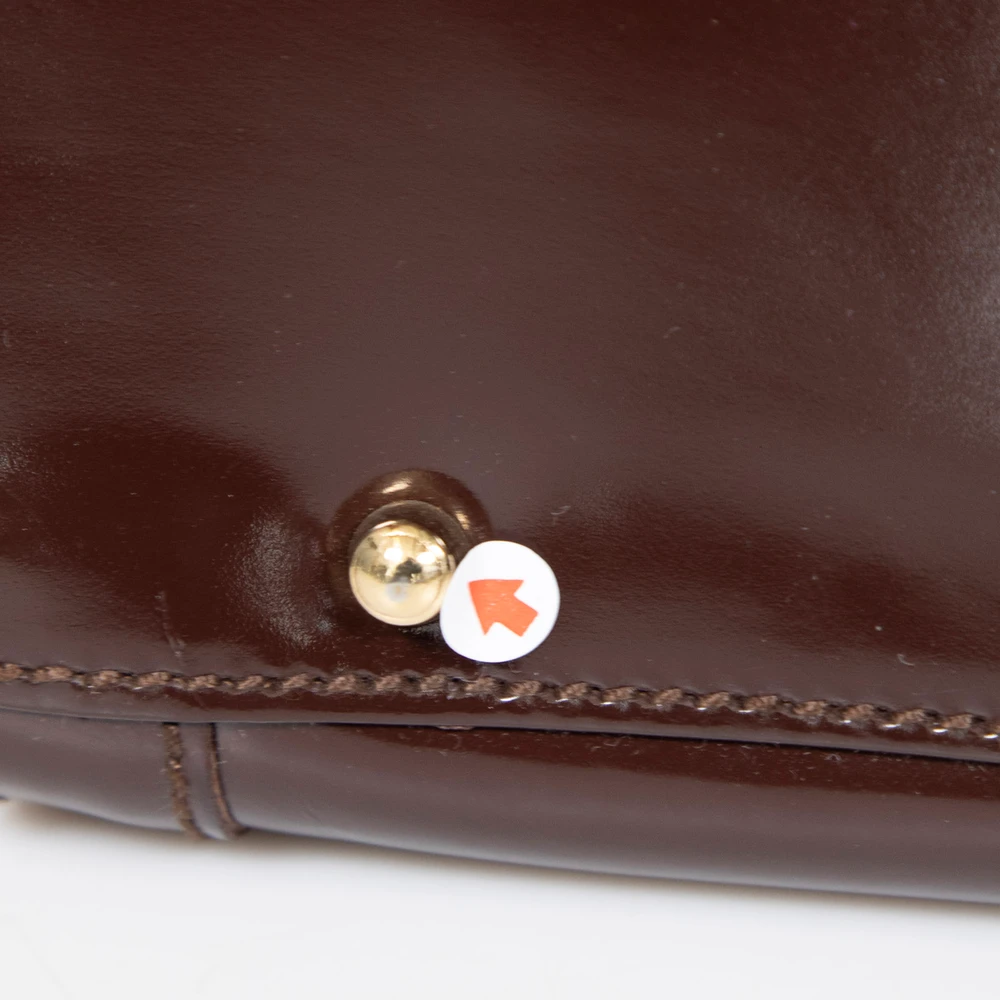 Gucci Brown Leather Diana Bamboo Bag