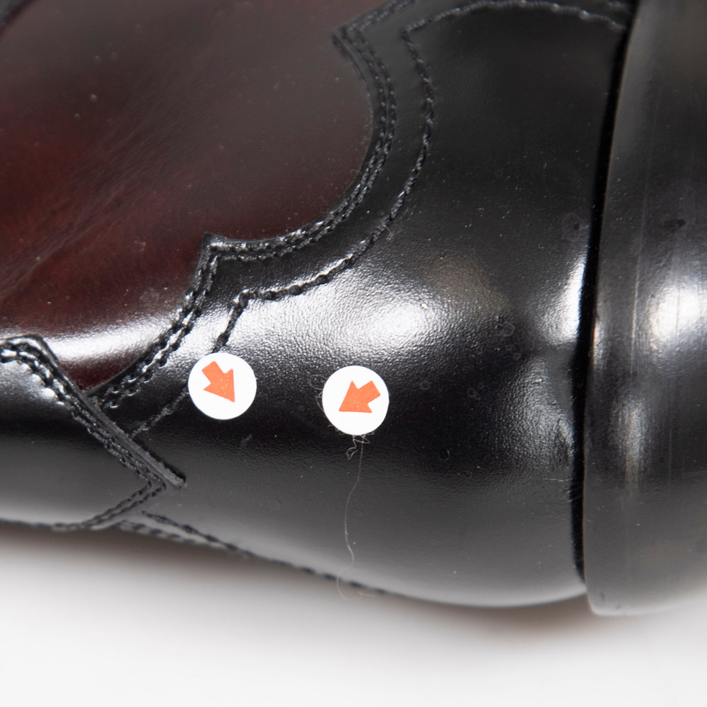 Dior Black & Brown Leather Western Ankle Boots