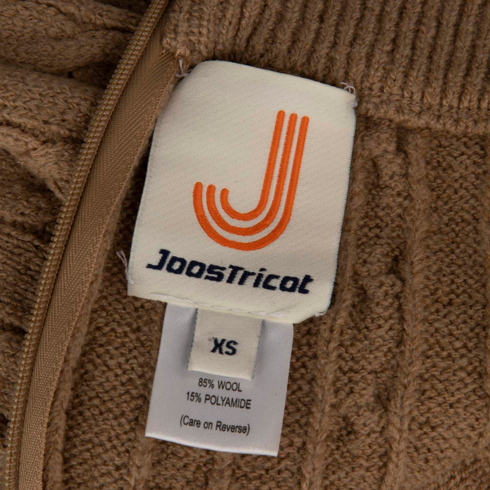 JoosTricot Brown Wool Cable Knit Trousers