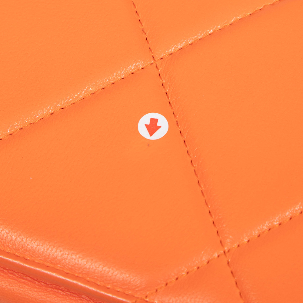 Chanel 2019 Orange Leather 19 Wallet on Chain