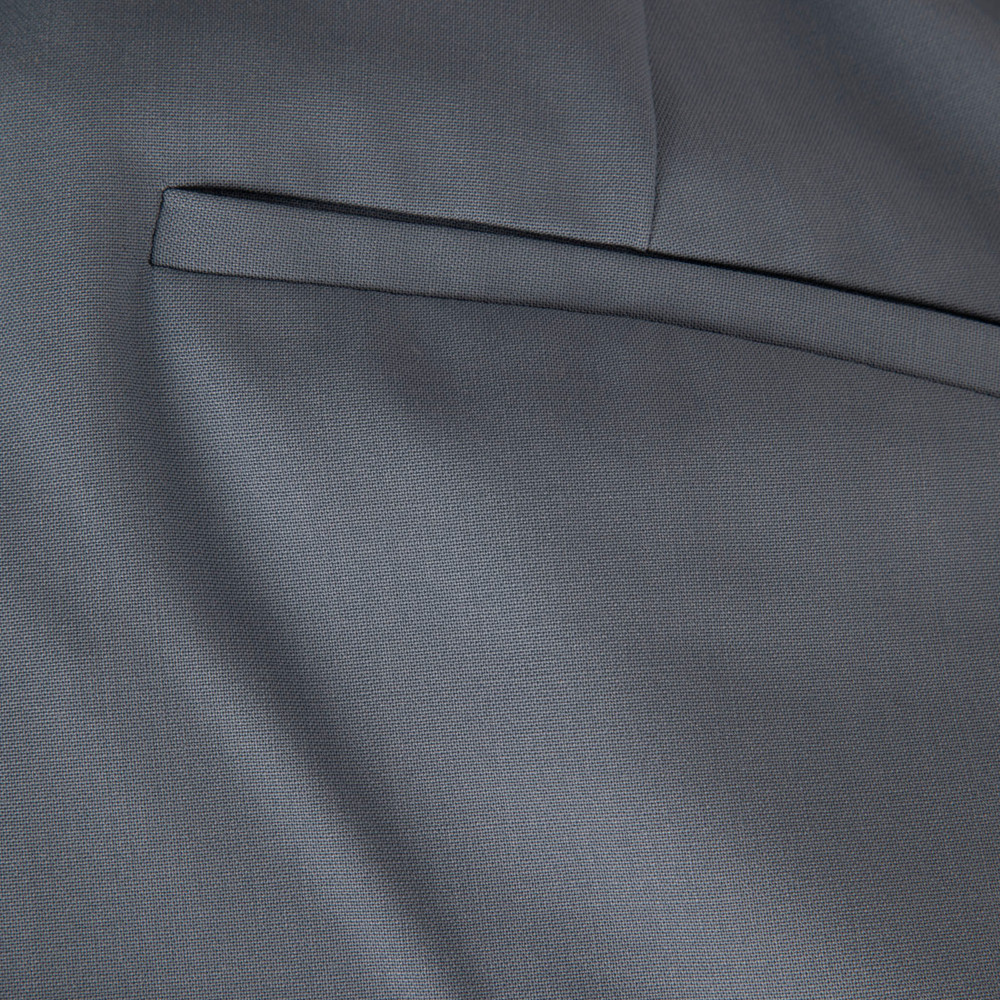 Theory Blue Wool Wide Leg Trousers