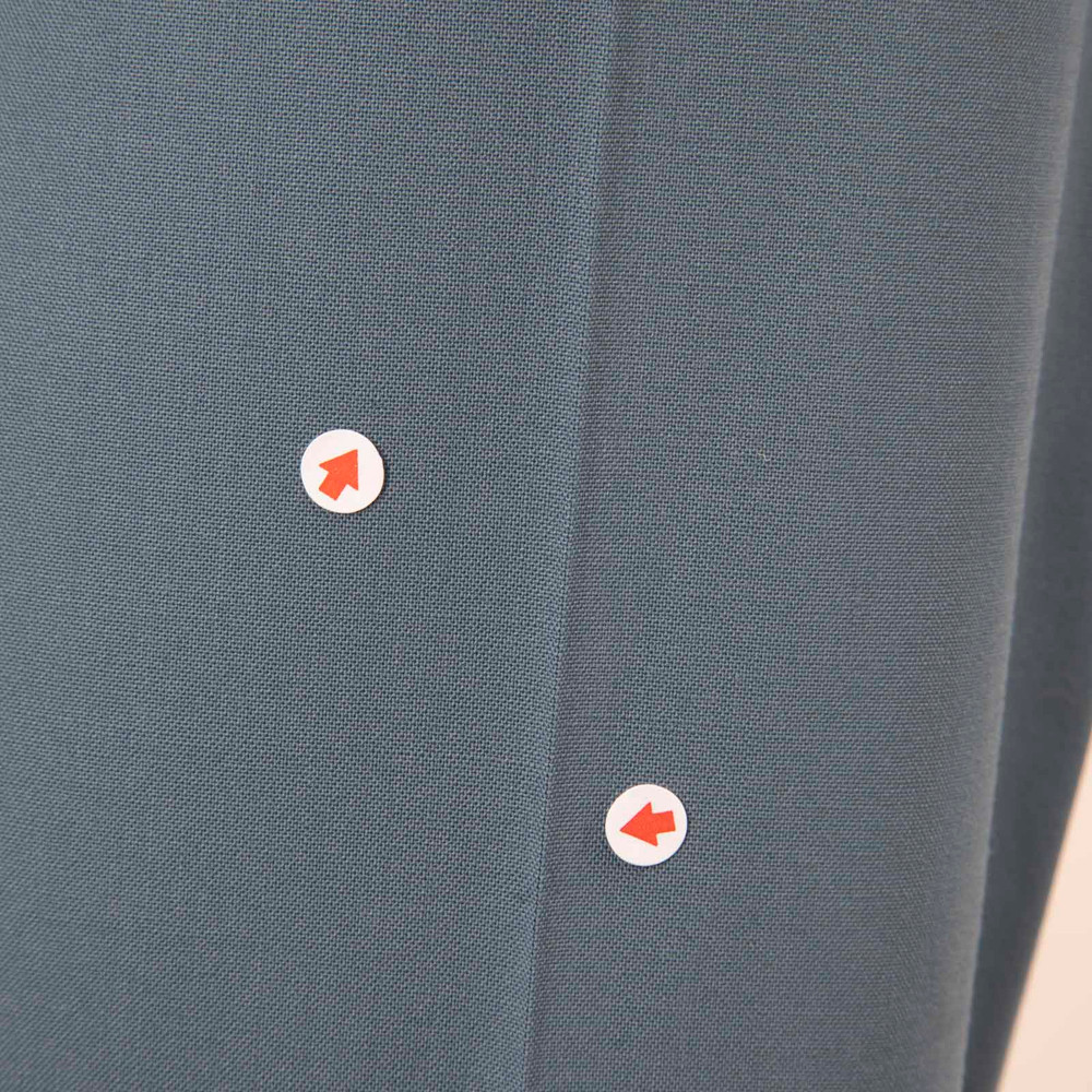 Theory Blue Wool Wide Leg Trousers