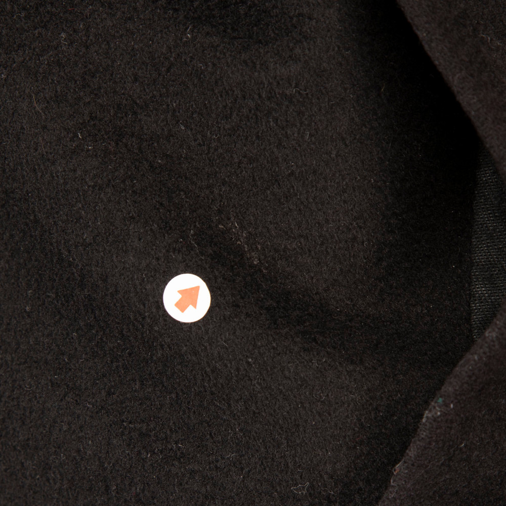 Max Mara Black Wool Double Breasted Coat