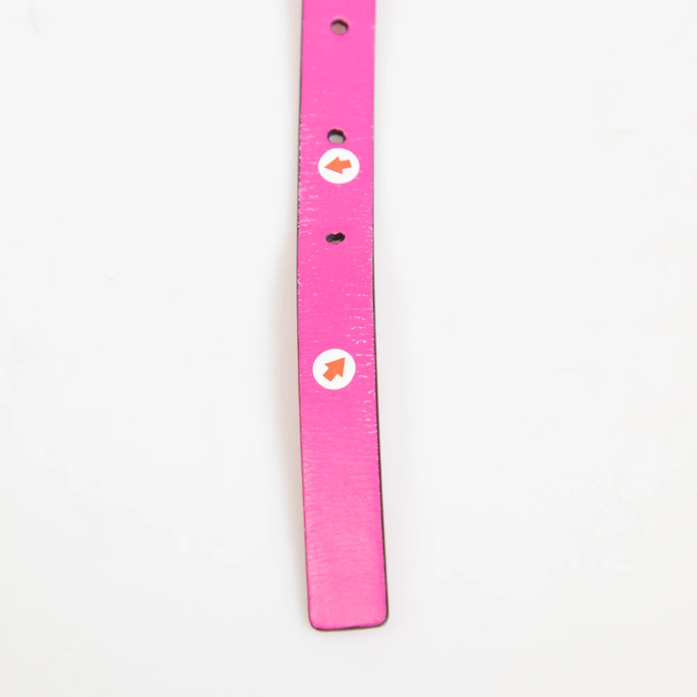 Valentino Garavani Pink Leather Rockstud Belt