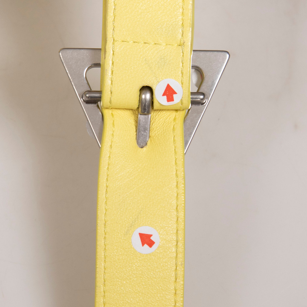 Bottega Veneta Yellow Leather Padded Cassette Bag