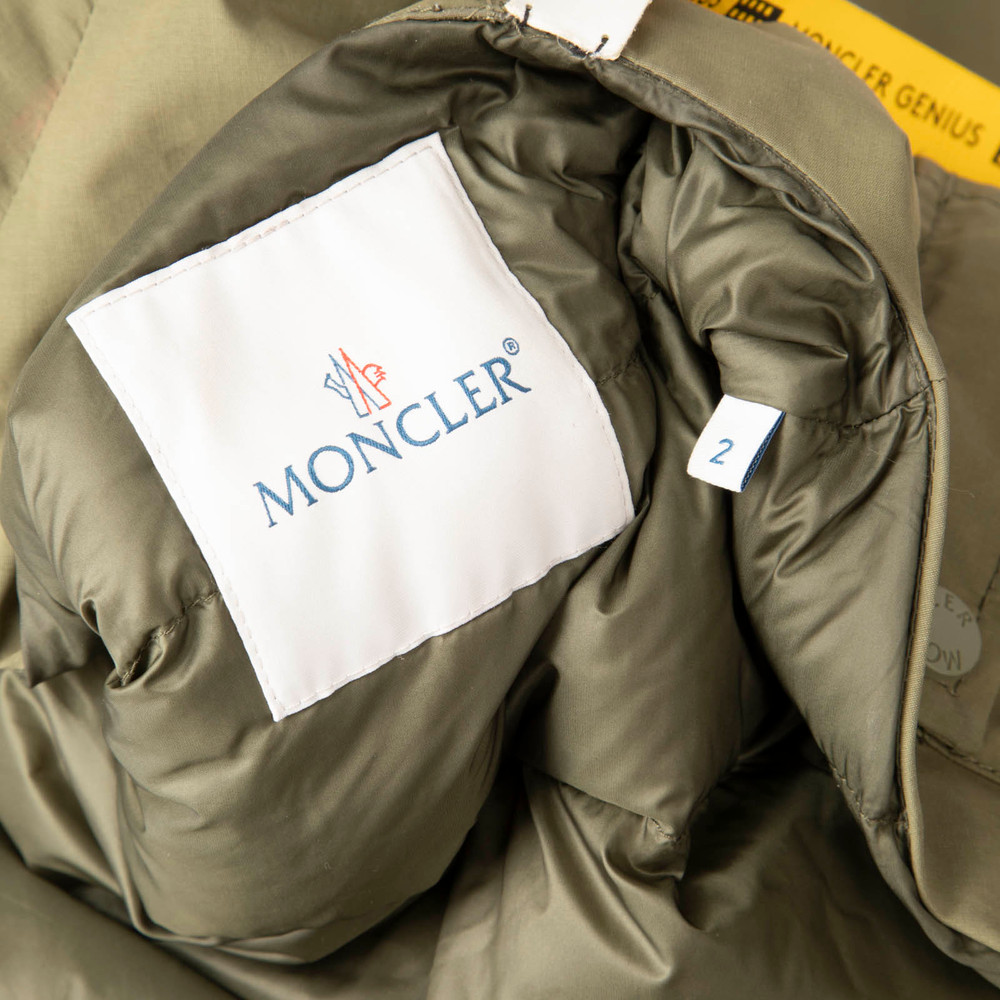 Moncler Moncler Genius x Pharrell Williams Khaki Maple Short Down Jacket