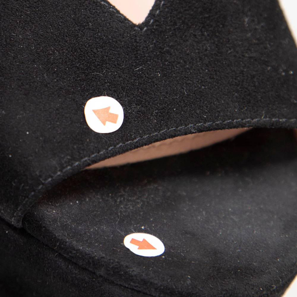 Miu Miu Black Suede Platform Sandals