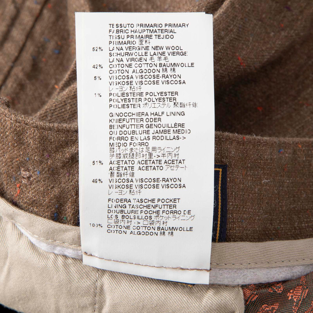 Vivienne Westwood Brown Wool Skinny Trousers