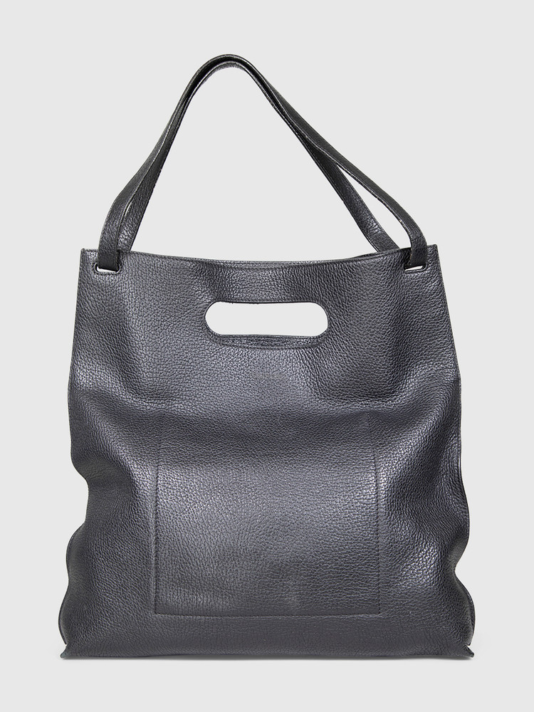 Tom Ford Black Leather Tote Bag