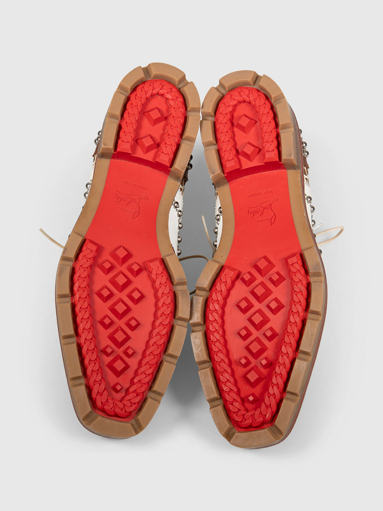 Christian Louboutin Studded Leather Cappadonna Oxfords