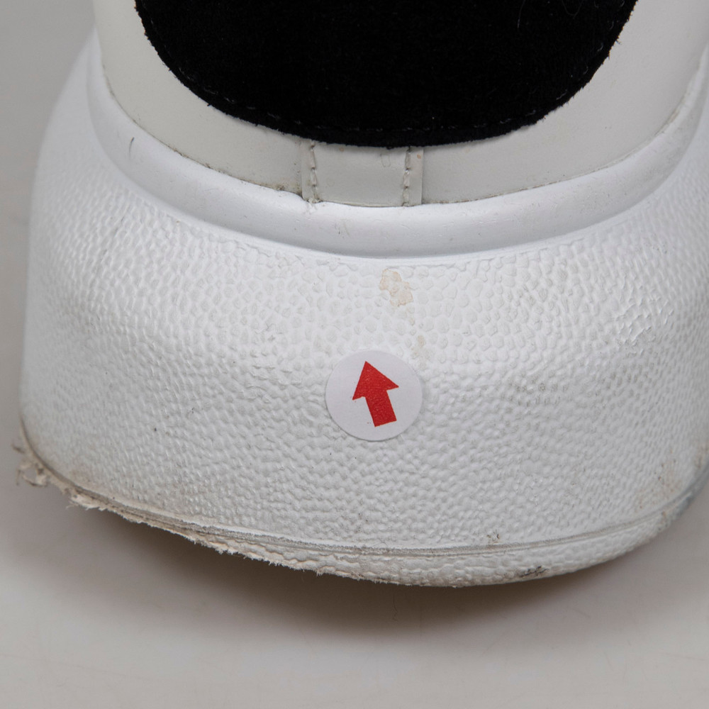 Alexander McQueen Oversized White Leather Trainers