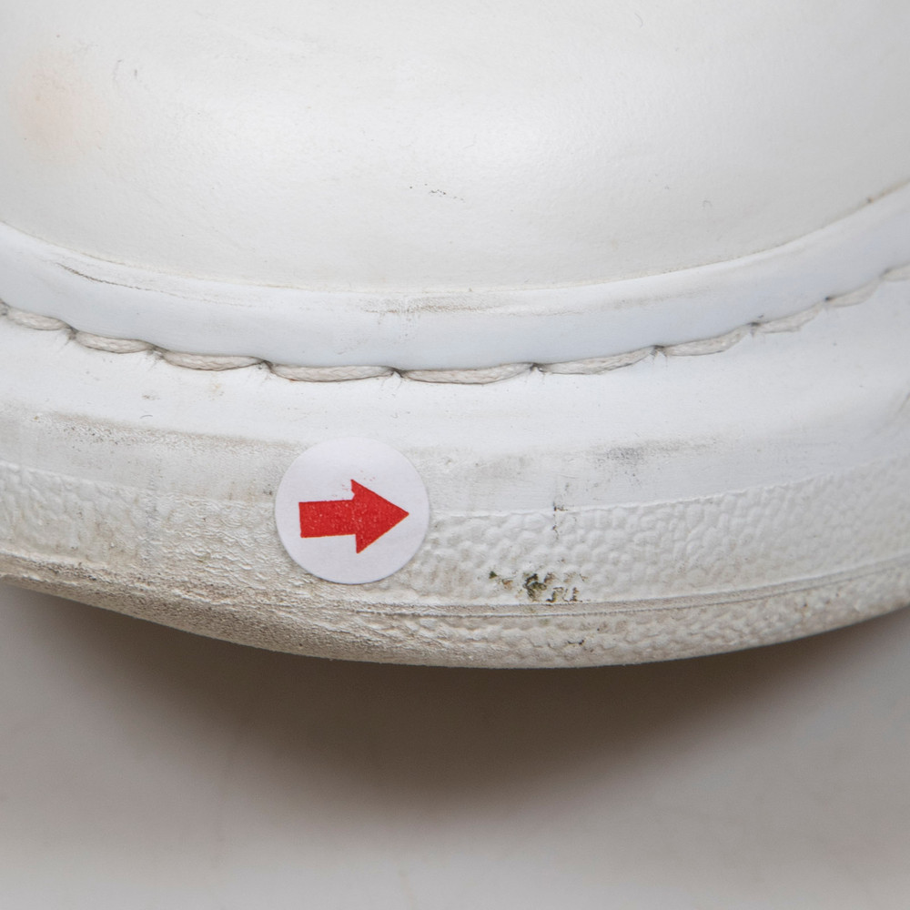 Alexander McQueen Oversized White Leather Trainers