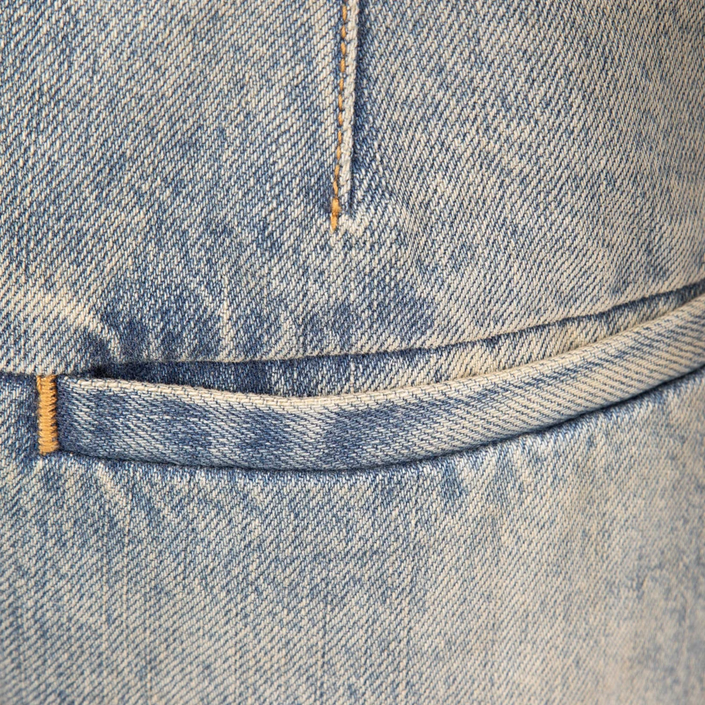 entire studios Blue Denim Wide Leg Jeans