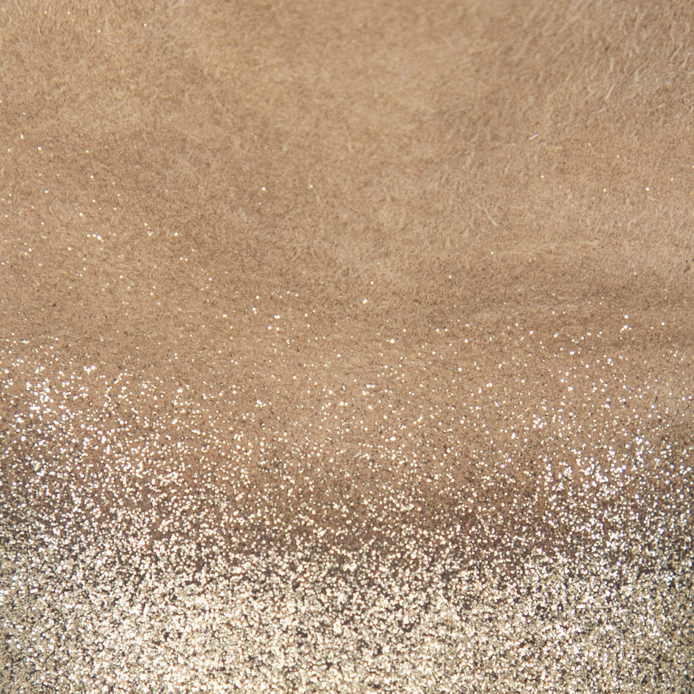 Jimmy Choo Beige Suede & Gold Cap Toe Boots