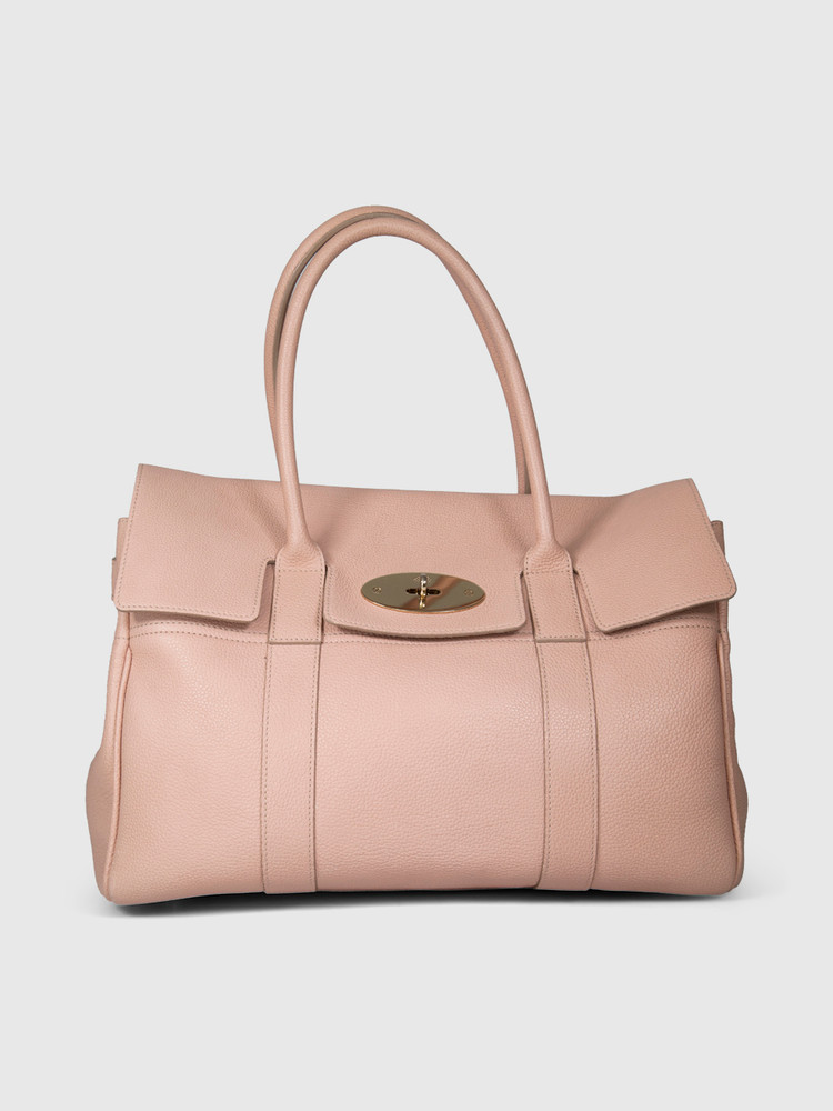 Mulberry Pink Leather Bayswater Handbag