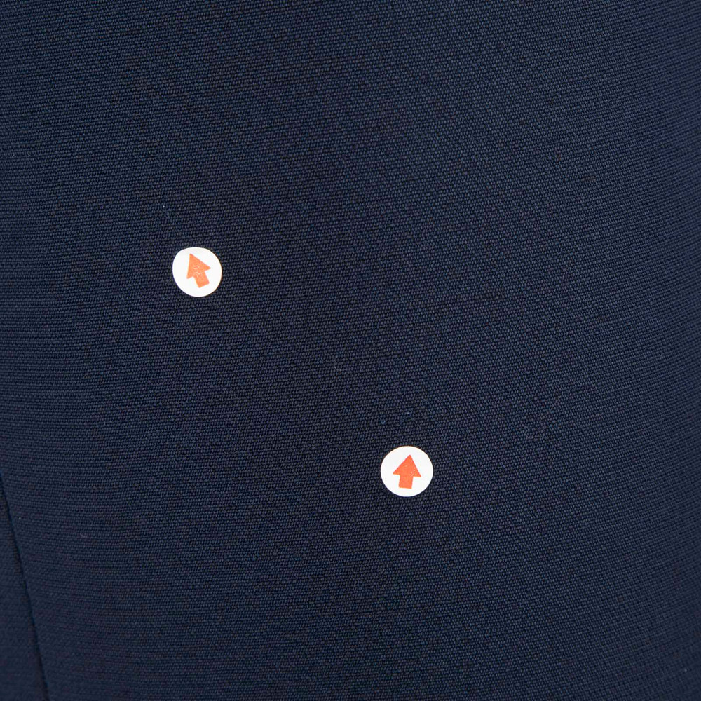 Victoria Beckham Navy Bodycon Knit Panel Dress