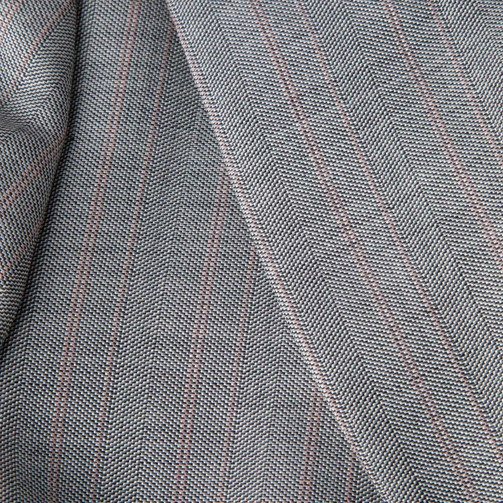 Giorgio Armani Grey Wool Mid Length Buttoned Blazer